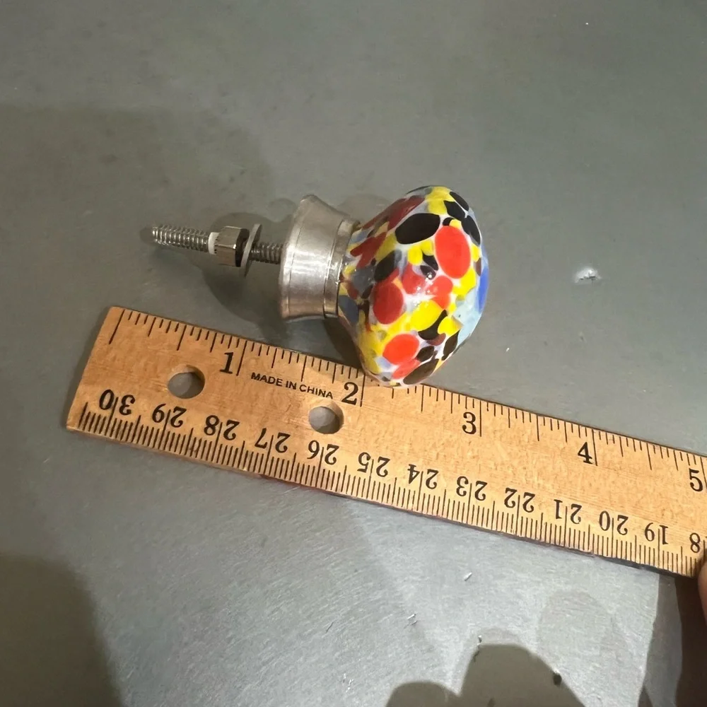 Colorful Ceramic and glass Knobs Set - Picture 4 of 6